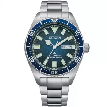 CITIZEN Promaster Diver Automatinis Vyriškas Laikrodis NY0129-58L 41mm Mėlynas Ciferblatas Nerūdijantis Plienas