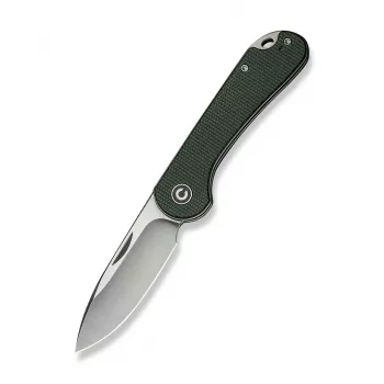 CIVIVI Elementum Slip Joint Peilis, Žalia Micarta