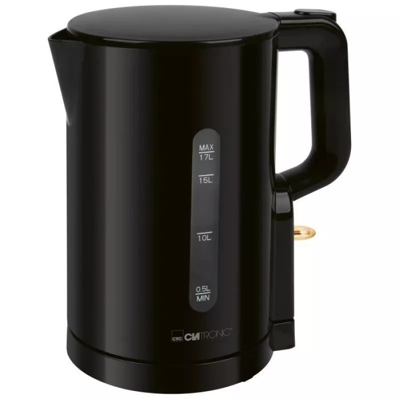 Clatronic WK 3835 belaidis elektrinis virdulys, 1,7 l, 2200 W, juodos spalvos plastikas