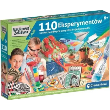 Clementoni 110 eksperimentų mokslo rinkinys