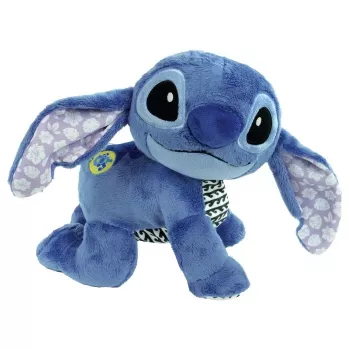 Clementoni Disney Baby Stitch We Crawl Together Pliušinis žaislas, Mėlynas, 25 cm, nuo gimimo