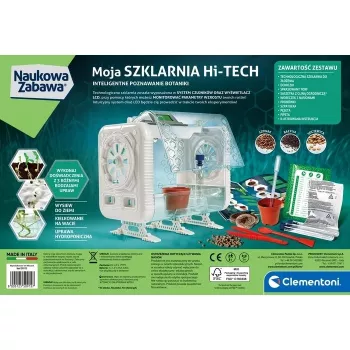 Clementoni Naukowa Zabawa – High-Tech Greenhouse Lab: Eksperymenty Botaniczne