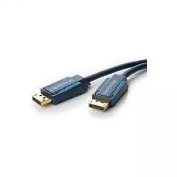 CLICKTRONIC Microconnect 10 m DisplayPort kabelis, vyriškas į vyrišką, juodas, 4K 60Hz