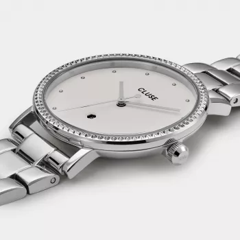 CLUSE Minuit moteriškas laikrodis CW0101209008 33 mm rožinis auksas