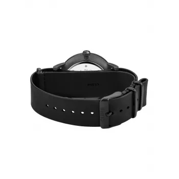 CLUSE Moteriškas laikrodis CW0101501010 40 mm Rožinio aukso nerūdijančio plieno korpusas, pilkas odinis dirželis