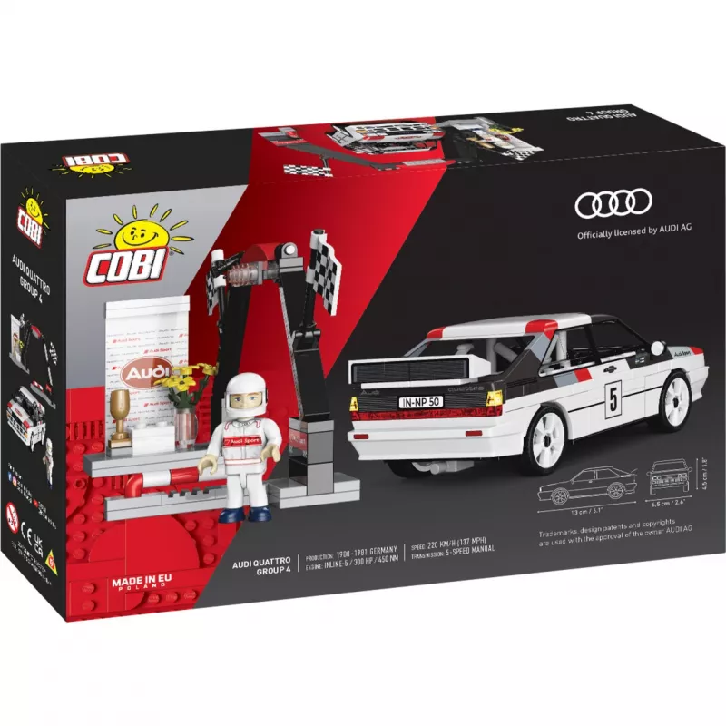Konstruktorius COBI Audi Quattro Group 4 1:35