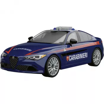 Cobi Alfa Romeo Giulia Quadrifoglio Carabinieri statybiniai kubeliai 1:35