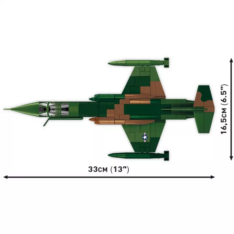 Konstruktorius COBI Lockheed F-104 Starfighter