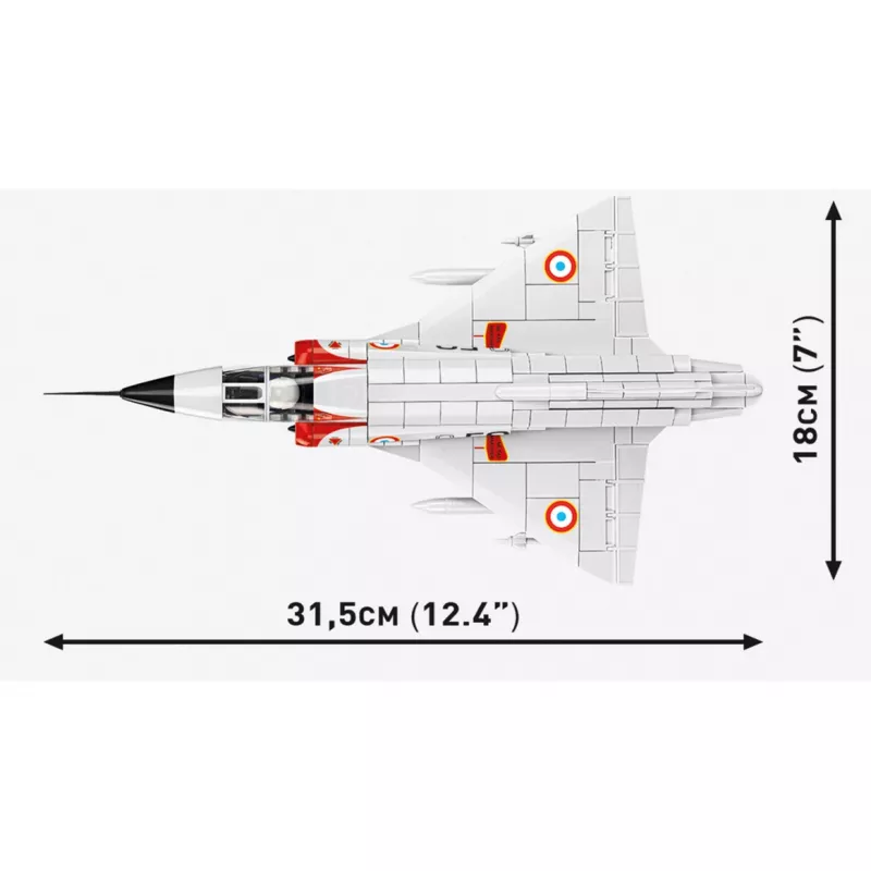 Cobi „Mirage IIIC“ konstruktorius, mastelis 1:48 (560 dalių)