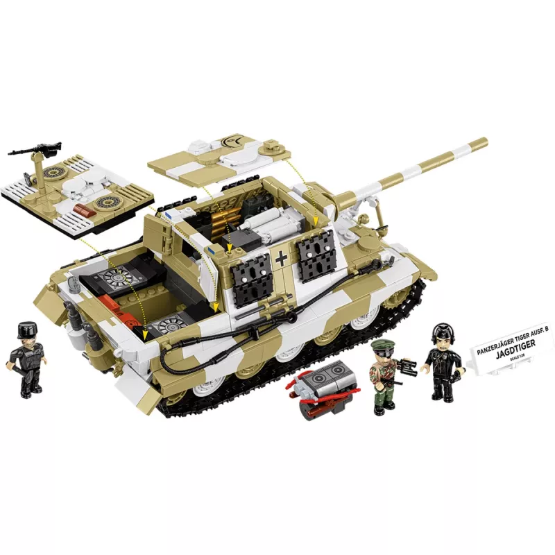 COBI Panzerjäger Tiger Ausf. B Jagdtiger statybiniai blokeliai (1371 detalės)