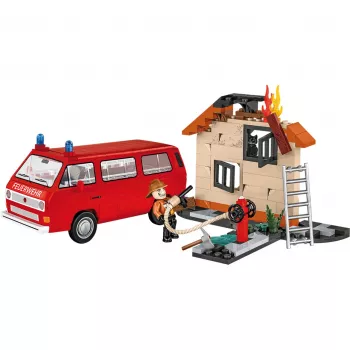 Cobi Volkswagen T3 Feuerwehr gaisrinis automobilis – konstruktorius (230 detalių)