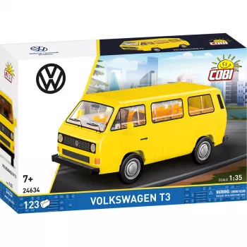 COBI Volkswagen T3 Transporter 1:35 mastelio liejimo modelis (mėlynas)