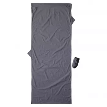 Cocoon CT44 Light Travel Sleeping Bag Liner – stačiakampis, 220 x 90 cm, 100% medvilnė, dramblio pilka
