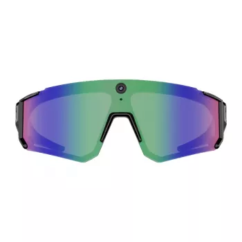 COLMI V06 AI Sports Sunglasses (Juodi su mėlynais lęšiais)