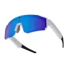 COLMI V06 AI White Sports Sunglasses su mėlynais lęšiais