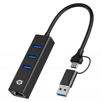 Conceptronic DONN07BA USB 3.0 Hub – 3 x SuperSpeed USB 3.0