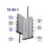 Conceptronic DONN34G 10-in-1 USB 3.2 Gen 2 MST dokavimo stotis, 4K60Hz HDMI, 8K30Hz DisplayPort, GbE, USB-C 10Gbps x 3, USB-A 480Mbps x 2, Audio, 100W USB PD