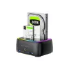 Conceptronic DONN36B 2 vietų SATA HDD/SSD dokų stotelė, USB 3.0, 2x USB-A, juoda