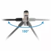 Conceptronic NBT Nano-Lock Dual nešiojamojo kompiuterio spyna, 4 skaitmenų, 1,8 m plieninis trosas, juoda/sidabrinė