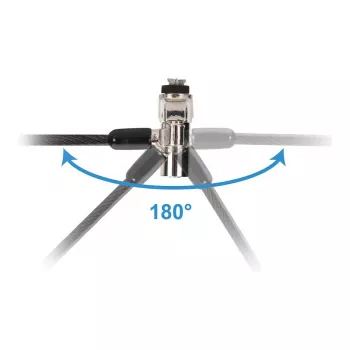 Conceptronic NBT nešiojamojo kompiuterio kombinacinis užraktas Nano Security Slot 1,8 m