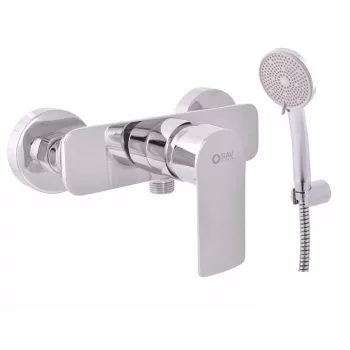 CONTIPRO dušo maišytuvas DVT481.5/1 Chromuotas sieninis vienos svirties žalvarinis dušo maišytuvas su keramine kasetė, G 1/2 inch išvadas, 150 mm atstumas tarp įvadų