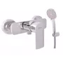 CONTIPRO dušo maišytuvas DVT481.5/1 Chromuotas sieninis vienos svirties žalvarinis dušo maišytuvas su keramine kasetė, G 1/2 inch išvadas, 150 mm atstumas tarp įvadų