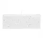 Contour ACTIVE KEY Higienos Kompaktiška Itin plona Laidinė USB Klaviatūra Juoda (AK-C7012F-UVS-W/FR)