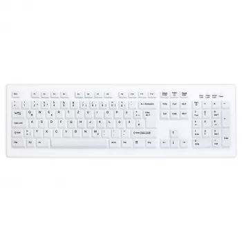 CONTOUR DESIGN Active Key AK-C8100 pilno dydžio belaidė klaviatūra (RF 2.4 GHz, membraninė, balta, QWERTZ)