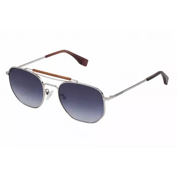 Converse Unisex Akiniai SCO13854579B Havana Tortoise Acetate Square Frame 54mm Grey Polycarbonate Lenses UV400