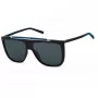 Converse Unisex akiniai nuo saulės SCO23099U28Z, stačiakampis Havana acetato rėmelis, rudi lęšiai, 99 mm