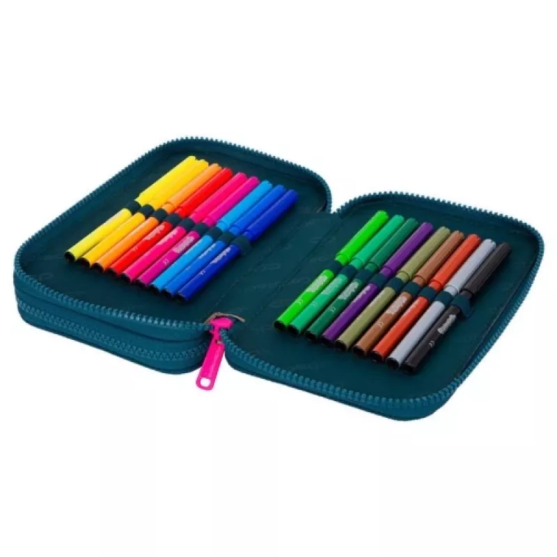 CoolPack Jumper 2 Sunny Day dviejų aukštų mokyklinis penalas su priedais