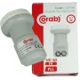 CORAB C120TWN Twin LNB keitiklis – 2 išėjimai, 40 mm feedhorn, žemas triukšmas 0,1 dB, atsparus orams F-Type