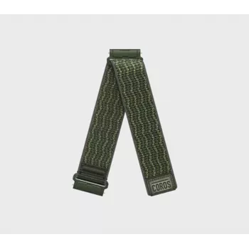 COROS NOMAD Nylon Band Green Long (26 mm, užsegimas lipnia juostele)
