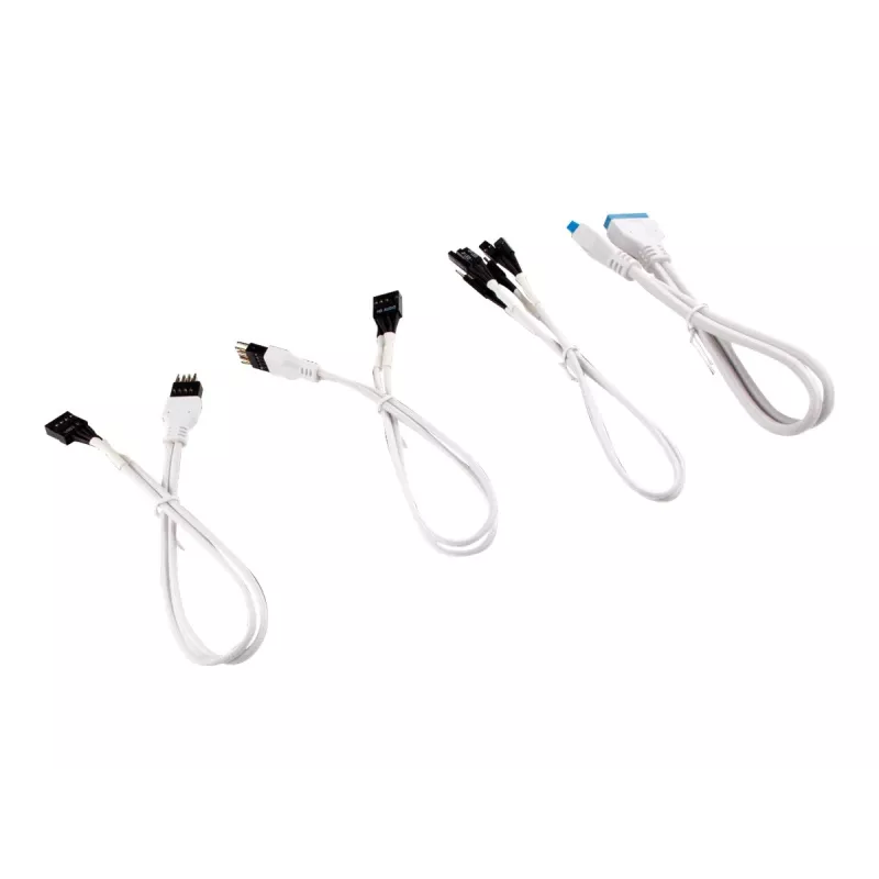 Corsair Premium Sleeved Front Panel Extension Kit - 30cm (juoda)