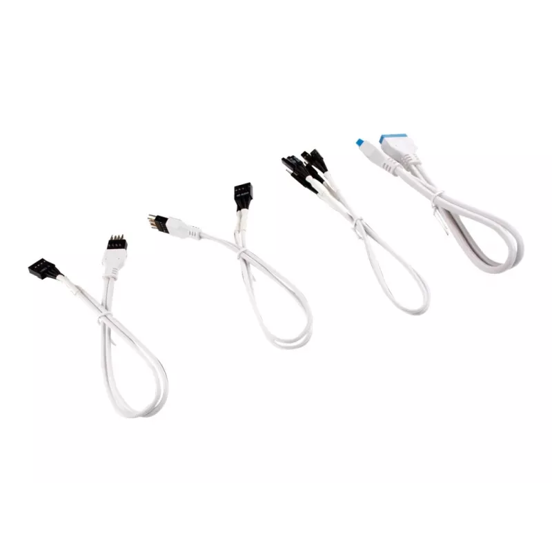 Corsair Premium Sleeved Front Panel Extension Kit - 30cm (juoda)