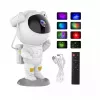 CP 3D Astronaut 360° besisukanti galva Žvaigždėto dangaus ir ūko projektorius su nuotolinio valdymo pultu Baltas