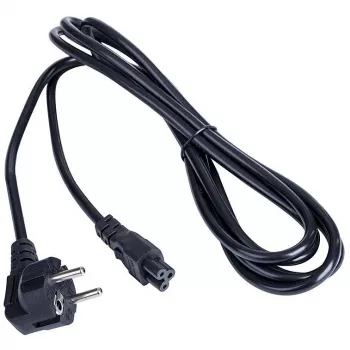 CP NB-10A maitinimo laidas, Euro 3 kontaktų C5 IEC 3 m, hibridinis standartas C/E/F CEE 7/7, juodas