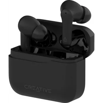 Creative Zen Air 2 belaidžiai į ausis įdedami ausinių su hibridiniu ANC, juodos spalvos