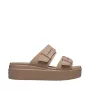 Crocs Brooklyn Low moteriški smėlio spalvos platforminiai sandalai 207431 2Q9, dydis 38-39