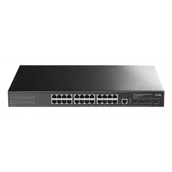 CUDY GS5024S4 valdomas Gigabit jungiklis, 24 prievadai 10/100/1000 Mbps, 4x 10G SFP+, L2+