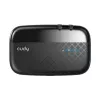 Cudy MF4 4G LTE mobiliojo interneto maršrutizatorius, 300 Mbps vienos juostos 2.4 GHz, iki 10 įrenginių, 2000 mAh baterija, juoda