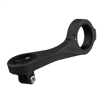 CYCPLUS Z4 Dviračio kompiuterio laikiklis – CNC aliuminio priekinis vairalazdės laikiklis, skirtas Garmin, Bryton, Wahoo, su GoPro adapteriu
