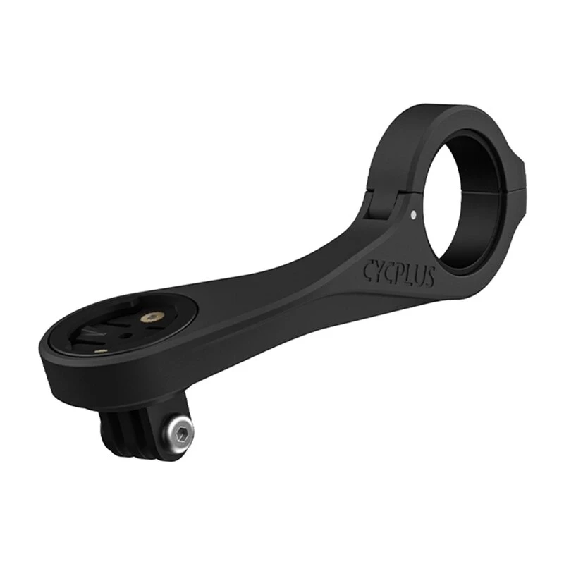 CYCPLUS Z4 Dviračio kompiuterio laikiklis – CNC aliuminio priekinis vairalazdės laikiklis, skirtas Garmin, Bryton, Wahoo, su GoPro adapteriu
