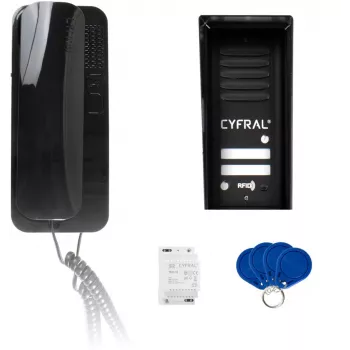 CYFRAL COSMO 2 lauko skydelis, juodas