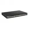 D-Link DGS-1520-52MP 52 prievadų Gigabit PoE+ valdomas jungiklis su 4 SFP+ 10G aukštupio prievadais, montuojamas į stelažą