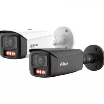 DAHUA IPC-HFW5659T1-ASE-PV-0360B-PRO-BLACK 6MP Bullet IP kamera su šilta šviesa, aktyviu atgrasymu, 3,6mm objektyvu, IP67, juoda