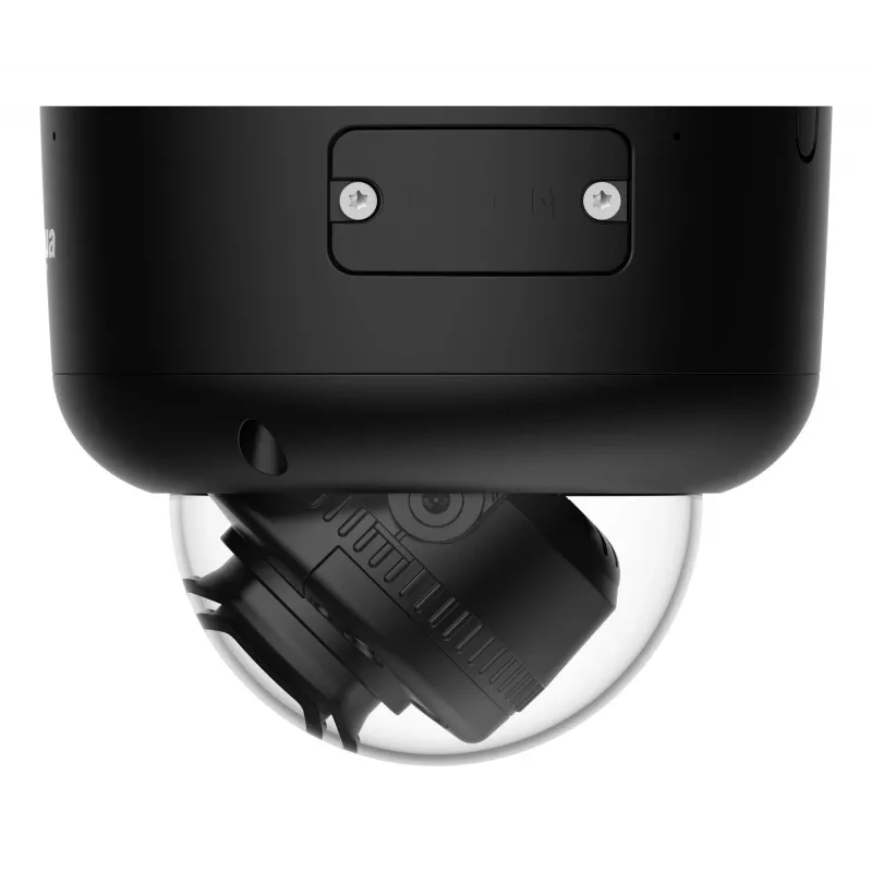 DAHUA IPC-HDBW5659R1-ASE-PV-0280B-PRO-BLACK 6MP Kupolinė tinklo kamera su 2,8 mm objektyvu, WizMind AI, juoda
