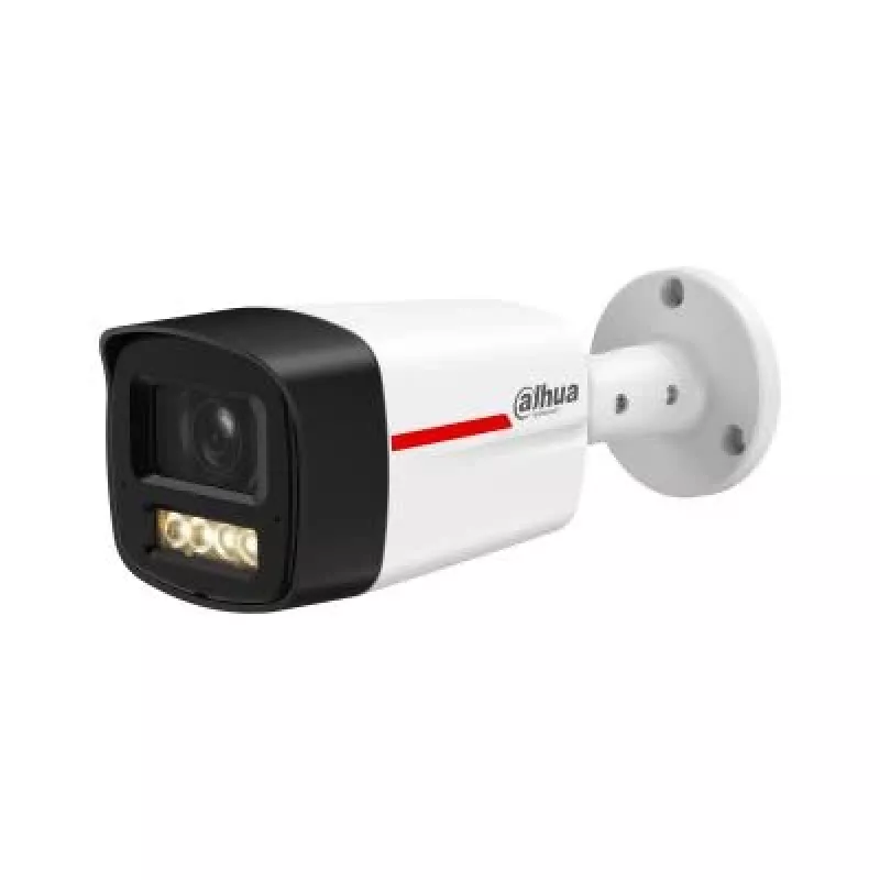 DAHUA IPC-HFW2449TL-S-LED-0280B-PROX WizSense WizColor X 4MP Bullet IP kamera su 2.8mm objektyvu, spalvotu naktiniu matymu, įmontuotu mikrofonu, PoE, IP67