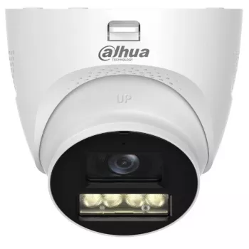Dahua Technology Lite HAC-HDW1500TQ-IL-T kupolinė IP vaizdo stebėjimo kamera, 5 MP, 2,8 mm, vidaus ir lauko montavimui, IP67, Smart IR, balta