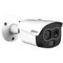 Dahua TPC-BF1241-TB3F4-DW-S8 IP kamera su terminiu ir optimiu jutikliu, 4MP, 256x192 termine raiška, 3,5 mm terminis objektyvas, 4 mm optimis objektyvas, IP67, PoE